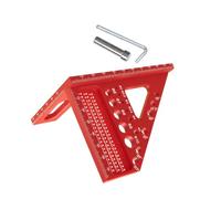 Règle triangulaire ergonomique avec marquage de mesure et broche de positionnement pour améliorer la précision de la menuiserie, règle triangulaire à usage multiple pour l'amélioration de la maison