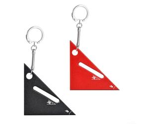 Règle triangulaire fabriquée en alliage d'aluminium traité thermiquement pour conserver sa forme dans des conditions de manipulation en atelier