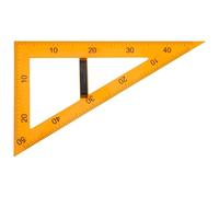 Règle Triangulaire Magnétique 45° 60° en Plastique pour Enseignants