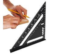 Règle triangulaire métrique pour ingénieurs | Outil de mesure de précision métallique pour la conception architecturale, la construction, la menuiserie, les projets techniques et le dessin structurel