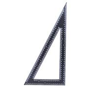 Règle triangulaire pour le travail du bois, règle à angle droit, outil de mesure professionnel en acier à haute teneur en carbone pour charpentiers et menuisiers, noir 120x300mm (200 * 400mm)