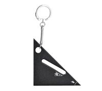 Règle triangulaire pour le travail du bois, règle triangulaire en métal | Mini règle portable | Rapporteur en métallique à 90/45 degrés, carré de charpentier en aluminium Portable pour le