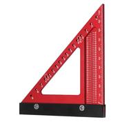 Règle triangulaire pour menuiserie, alliage d'aluminium, équerre de portable de haute précision pour charpentier