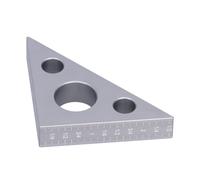 Règle triangulaire,Règle triangulaire pour le travail du bois,Règle de mesure en alliage d'aluminium,Règle triangulaire épaissie,Règle triangulaire de hauteur,Outil de mesure pour le travail du bois