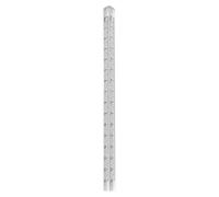 Règle triangulaire transparente à prisme pour architecte, échelle de 0 à 15 cm, règle droite pour enseignant, étudiant, architecte, architecte, règle en plastique de 15,2 cm