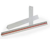 Règle triangulaire WEDO Architecte en aluminium argenté