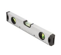 Règle triple de niveau à bulle, haute précision pas facile à porter Règle de niveau à bulle durable Résistance à la corrosion pour la mesure(30cm)