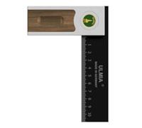 Règle Ulmia Multi-angle en Aluminium de Précision avec Rail en Acier Trempé, Échelle de Mesure Réglable, Précision ±0,02 mm, 150 mm