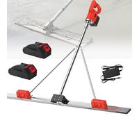 RèGle Vibrante Pour Nivellement De Surface, Machine Vibrante Pour Finition Du Ciment, éQuipement De Nivellement Du BéTon,1.8mDualmotors-2batteries
