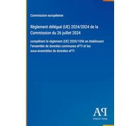 Règlement délégué (UE) 2024/2024 de la Commission du 26 juillet 2024: complétant le règlement (UE) 2020/1056 en établissant l'ensemble de données communes eFTI et les sous-ensembles de données eFTI