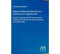 Règlement délégué (UE) 2024/2547 de la Commission du 5 septembre 2024: modifiant le règlement (UE) 2021/821 du Parlement européen et du Conseil en ce qui concerne la liste des biens à double usage