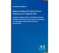Règlement délégué (UE) 2024/3103 de la Commission du 2 septembre 2024: modifiant le règlement (CE) no 451/2008 du Parlement européen et du Conseil en ... des produits associée aux activités (CPA)