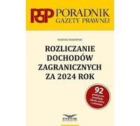 Règlement des revenus étrangers pour 2024 (Buch auf Polnisch)