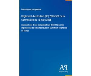Règlement d'exécution (UE) 2025/500 de la Commission du 13 mars 2025: instituant des droits compensateurs définitifs sur les importations de certaines roues en aluminium originaires du Maroc