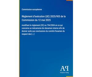 Règlement d'exécution (UE) 2025/905 de la Commission du 12 mai 2025: modifiant le règlement (CE) no 794/2004 en ce qui concerne un mécanisme de ... du comité d'examen du respect des [...]
