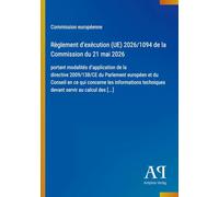 Règlement d'exécution (UE) 2026/1094 de la Commission du 21 mai 2026: portant modalités d'application de la directive 2009/138/CE du Parlement ... techniques devant servir au calcul des [...]