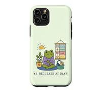 Règlement du Matin Grenouille drôle ergothérapeute Coque pour iPhone 11 Pro