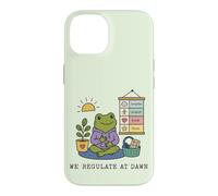 Règlement du Matin Grenouille drôle ergothérapeute Coque pour iPhone 14
