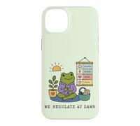 Règlement du Matin Grenouille drôle ergothérapeute Coque pour iPhone 14 Plus