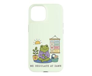 Règlement du Matin Grenouille drôle ergothérapeute Coque pour iPhone 15