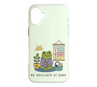 Règlement du Matin Grenouille drôle ergothérapeute Coque pour iPhone 16 Plus