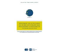 Règlement ue n° 2015/848 du 20 mai 2015 relatif aux procédures d'insolvabilité Commentaire article par article - Cécile Lisanti - Societe Legislation Comparee - broché - Etude