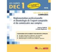Réglementation Professionnelle Et Déontologie De L'expert-Comptable Et Du Commissaire Aux Comptes Dec 1