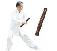 règles, Bâton de Tai Chi en bois, 33 x (4,7-5) cm, 1 pièce(33 * 5.0 cm)