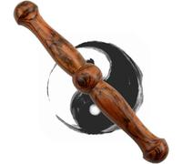 règles, Bâton de Tai Chi traditionnel chinois en bois massif les exercices(D)