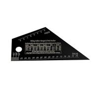 Règles d'action de cordes pour guitare - Jauges de hauteur - Outil de réparation pour guitare électrique et acoustique