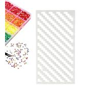 Règles d'Art de Strass - Outil Guide Traçage Alignement Perles Carrées | Règle de Peinture Diamant pour Perles Carrées,pour Loisirs Créatifs Déco Maison Adultes Débutants