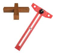 Règles De Construction - Équerre À Angle Droit En T En D'Aluminium,Règle en T de Précision - Pour Charpenterie Bricolage Assemblage Dessin Peinture Installation