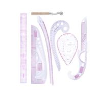 Règles de Couture Transparentes pour Patrons, Tailleurs et Dressmakers | Plastique Clair, Courbes Précises pour Manche, Col, Poche, Boutonnière, Guide de Traçage