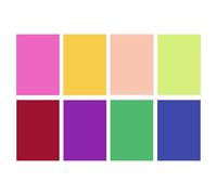 Règles de Lecture - Règles de de Lecture avec Superposition Colorée - 8 Pièces Format A4 pour Claire et Réduction du Stress