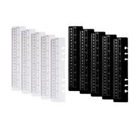 Règles de marque-pages avec échelle en centimètres pour fournitures d'étude Accessoires Règle marqueur PP