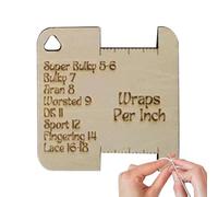 Règles de Mesure pour Tricot Guide En Bois Pour Fileurs Et Projets De