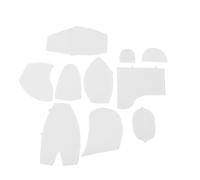 Règles de modèle de matelassage d'ours, ensemble de règles de modèle d'ours à mémoire robuste et précise en acrylique pour les débutants, projets de couture et d'artisanat de