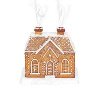 Règles de Noël avec brûleur d'encens maison en pain d'épices - Décoration d'intérieur festive pour un rappel joyeux et une joie répandue