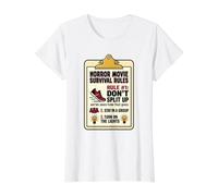 Règles de Survie du Film d'horreur : ne Pas diviser T-Shirt Graphique avec Valeur