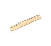 Règles droites en bois de 15/20/30 cm, outils de dessin, accessoires de bureau, outils de mesure, règles droites, fournitures scolaires et de bureau (15 cm)
