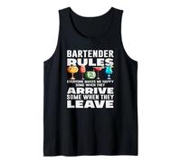 Règles du Barman : Tout Le Monde me Rend Heureuse Arrive Leave Débardeur
