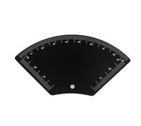 Règles ergonomiques à double usage avec marquage clair pour un résultat de maquillage équilibré