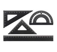 Règles et équerres - DONAU ELEKTRONIK - MLAS4 - Aluminium - Gris - Jeu de 4 pièces