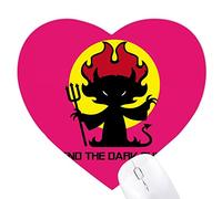 règles fin sombre Jeux de tapis de souris en forme de coeur