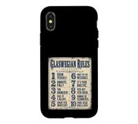 Règles glasnorvégiennes | Argot de Glasgow Coque pour iPhone X/XS