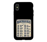 Règles mancuniennes Argot de Manchester Coque pour iPhone X/XS