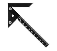Règles modernes en aluminium avec marquage britannique de haute précision pour artistes et constructeurs en alliage d'aluminium