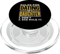 Règles pour Sortir avec Ma Fille Père Dates Date Fille PopSockets PopGrip pour MagSafe