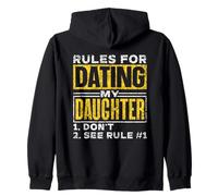 Règles pour Sortir avec Ma Fille Père Dates Date Fille Sweat à Capuche