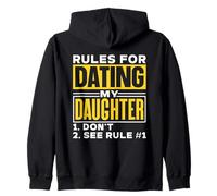 Règles pour Sortir avec Ma Fille Père Dates Date Fille Sweat à Capuche